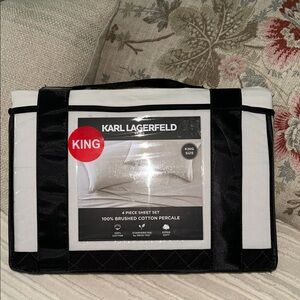 Karl Lagerfeld King Size Sheet Set